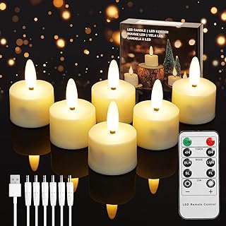 Rechargeable Rechargeable LED Flameless Candles