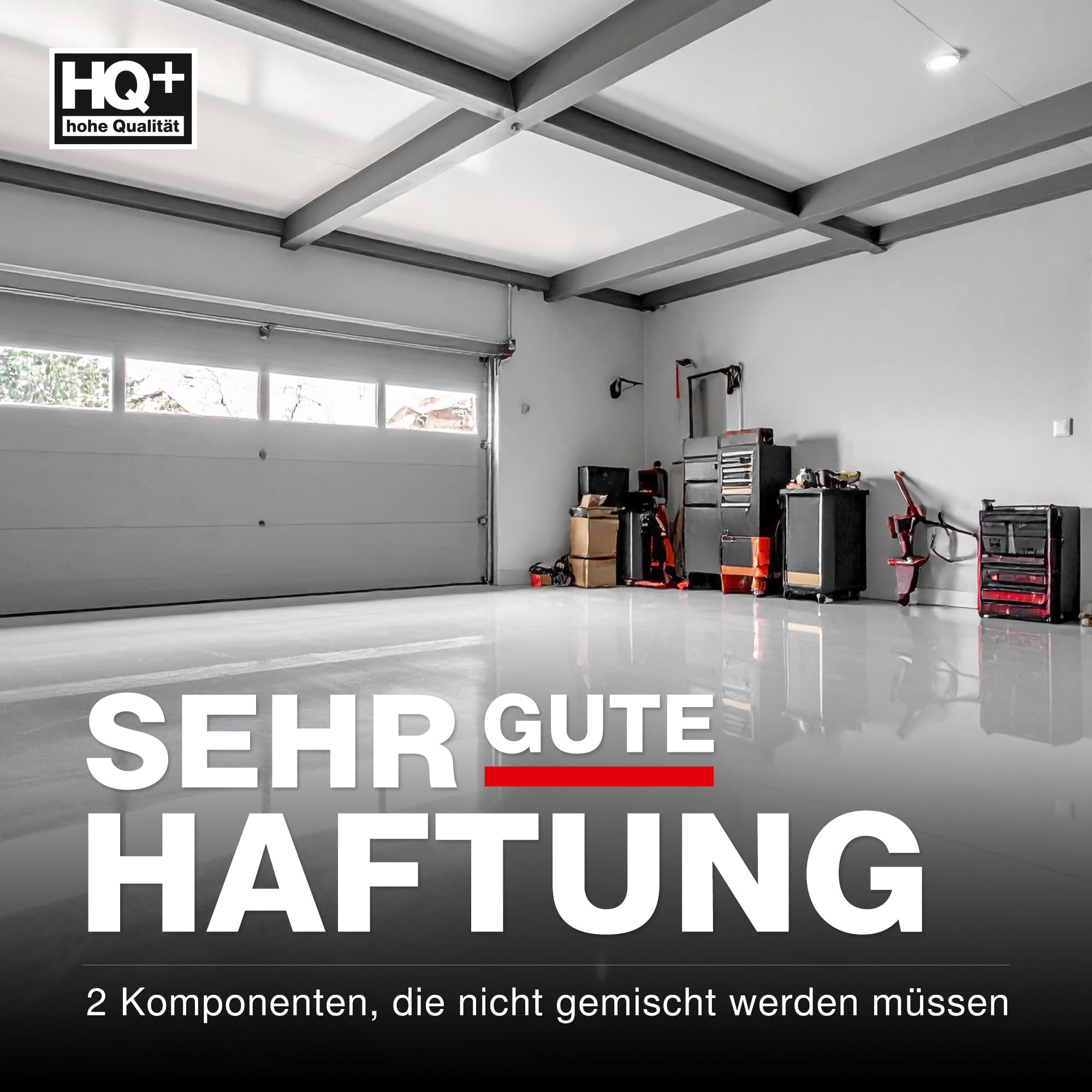 Isolbau - 2K PU-Bodenbeschichtung für Innen- und Außenböden - Bodenfarbe Steingrau mit PU-Bindemittel für Garagen, Werkstätten, Kellern - Garagenboden-Beschichtung - Betonfarbe 7kg