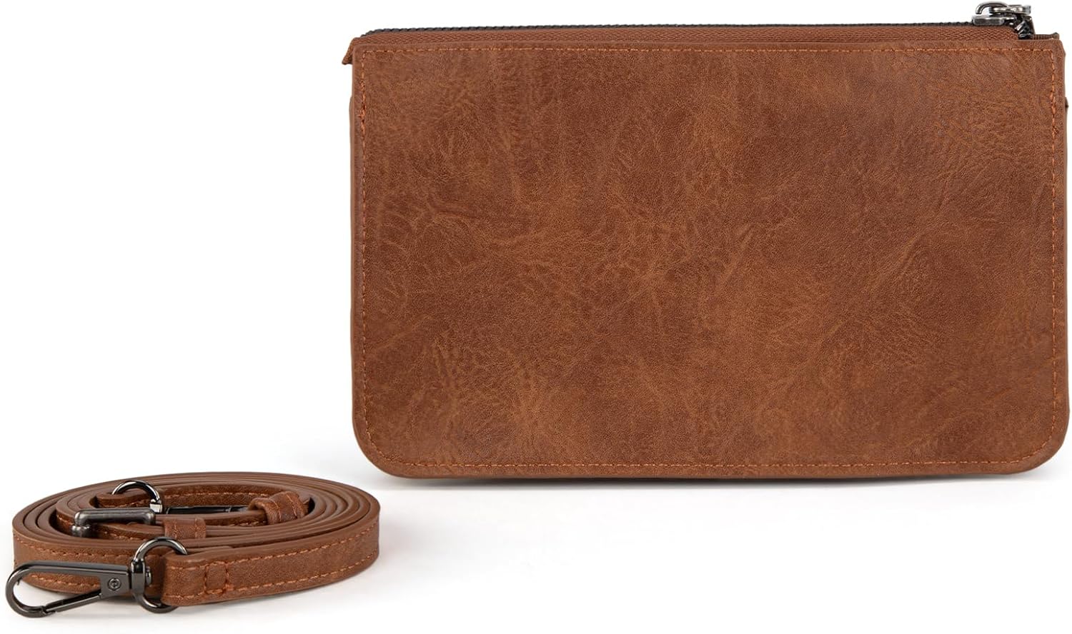 Wrangler Crossbody Wallet for Women RFID Clutch Phone Purse with Credit Card Slots | RFID, Vegan Leather, Small, Purses, with Phone Pocket, Adjustable Strap - Image 6