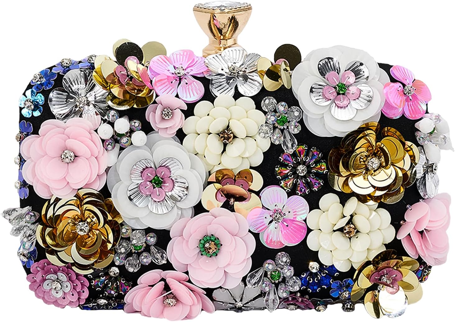 SH Clutch purses for Women Evening Purses for Women Beaded Purses Wedding Clutch Cocktail Party Prom Purse Dressy Handbags