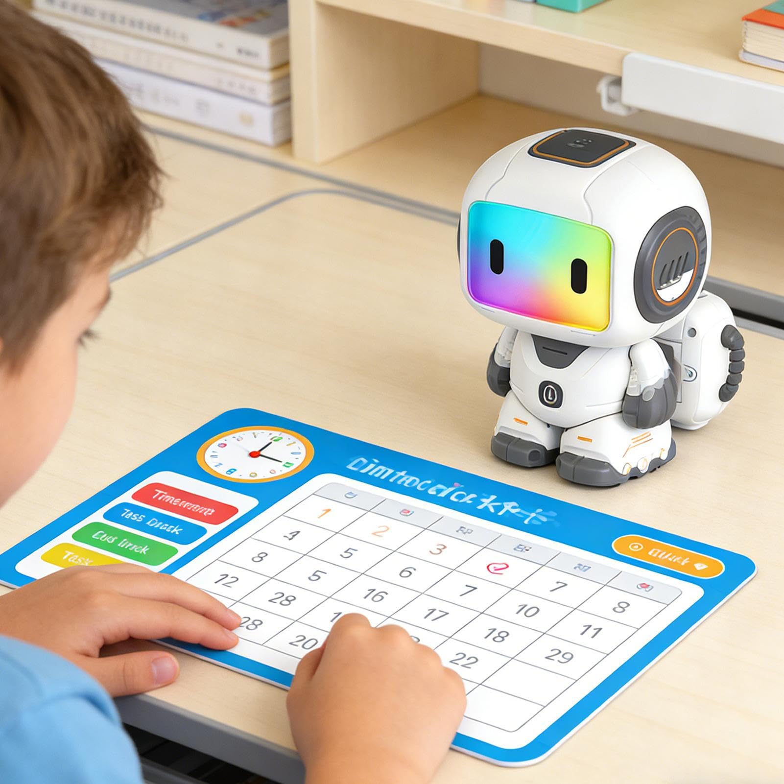 Robot Para Niños Robot Inteligente Eléctrico Con Mando A Distancia | Robots Interactivos Divertidos para Niños para Niños Niñas Adolescentes Familia Hogar Aula Juego Campamento del Día