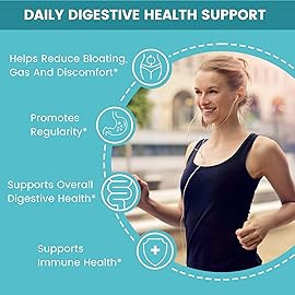 Zentastic Probiotics & Prebiotics Supplement - 50 Billion CFU - for Men & Womens Immune & Digestive Health - 16 Strains - Shelf Stable - 180 Delayed Release Veggie Capsules