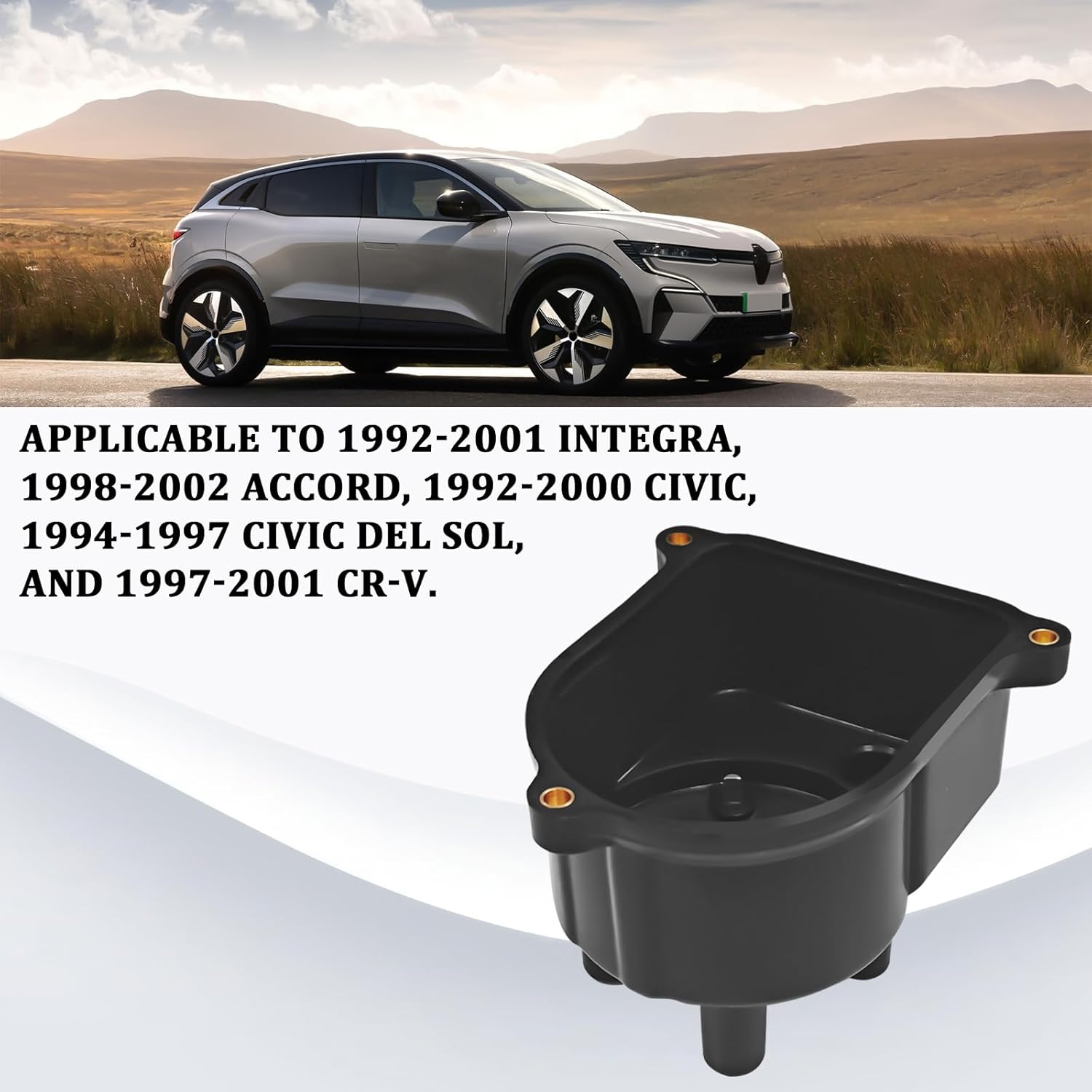 Ignition Distributor Cap and Rotor Kit Set for Honda Distributor Cap Replacement 30102-P54-006 30103-P08-003 for Honda Accord 92-01 Integra 1992-2000 Civic 1994-1997 Civic del Sol 1997-2001 CR-V