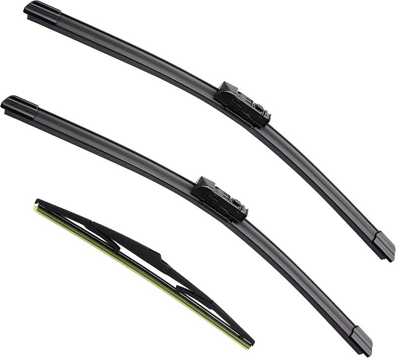 Palhetas do limpador de para-brisa ZIXMMO para Lexus NX200t, NX300 e NX300h – Kit com 3
