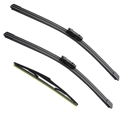 3 Factory Wiper Blade Replacement for 2025 2024 2023 2022 2021 2020 2019 2018 2017 Mazda CX-5 CX-9, Original Equipment Windshield Window Wiper Blades Set - 24"/18"/14"(Set of 3) Top Lock