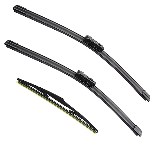 3 Factory Wiper Blade Replacement for 2025 2024 2023 2022 2021 2020 2019 2018 2017 Mazda CX-5 CX-9, Original Equipment Windshield Window Wiper Blades Set - 24"/18"/14"(Set of 3) Top Lock