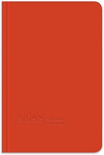 Elan Publishing Company E64-8x4K King Size Field Surveying Book 6 x 9, Bright Orange Cover (Pack of 6)