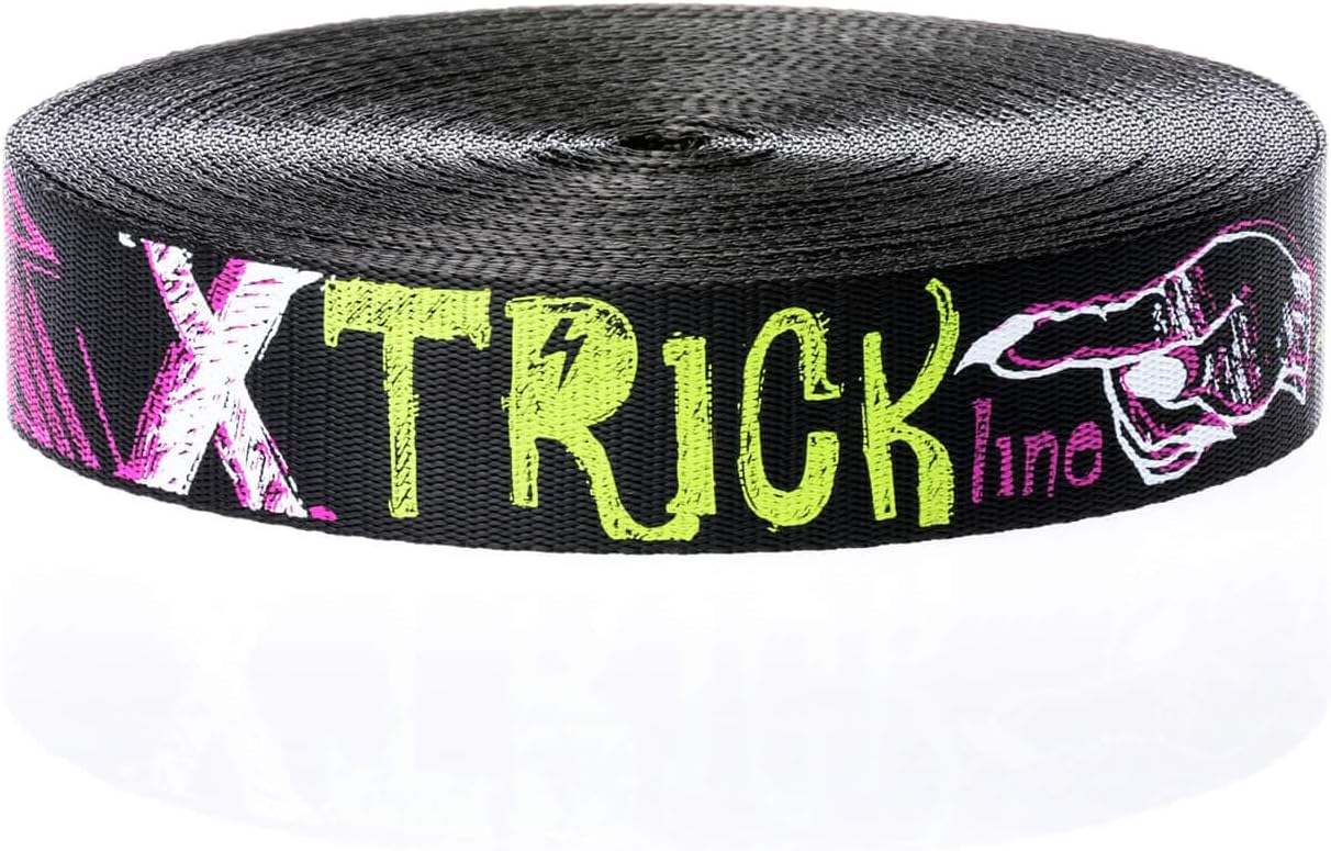 TWSB5 - Trickline Module Trick line Roll - Slackline for freestyle jumps and tricks - Only webbing band lenght 25 m