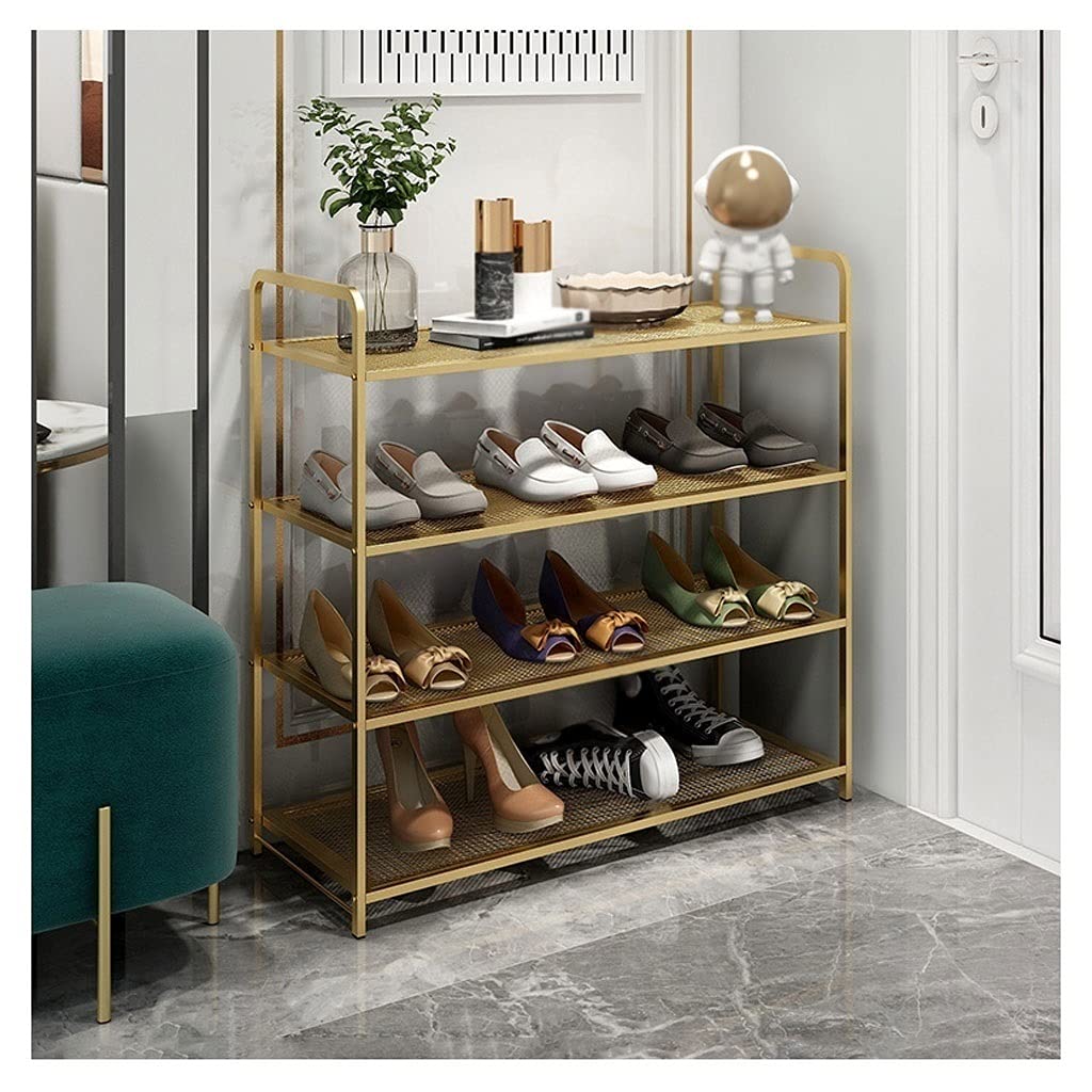 Rack de chaussure gold TUSUOD meuble de rangement au design minimaliste chic