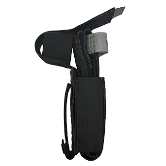 Rescue Essentials CAT GEN7 Tourniquet with Universal Tourniquet Holder Gen2, 7 x 2 x 2, Black with Black Tab Belt/Vest Mount Trauma/Tactical Medical Kit, 1-Pack (TQ Plus Holder)