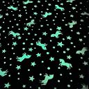 Famyo Purple Unicorn Glow in the Dark Blanket for Kids gallery image