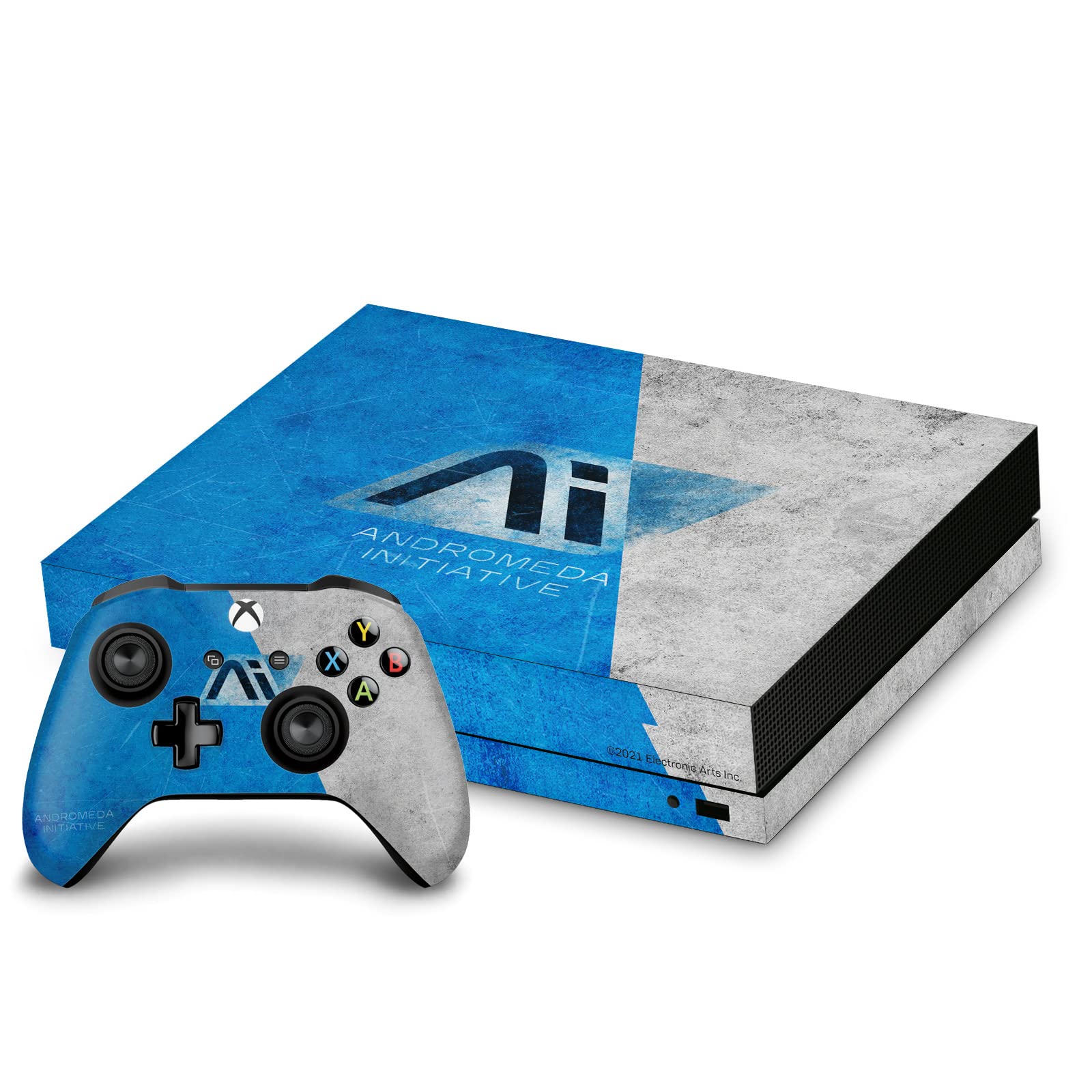Graphiques d'Andromède autocollant Xbox One X vinyle haute résolution sur mesure - 7