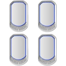 Air Purifier for Home 4-Pack Plug-in Negative Air Ionizer Eliminates Strong Pet Odors from Litter Box, Kitchen, Bathroom Ozone-Free, Filterless, Whisper-Quiet Portable Design