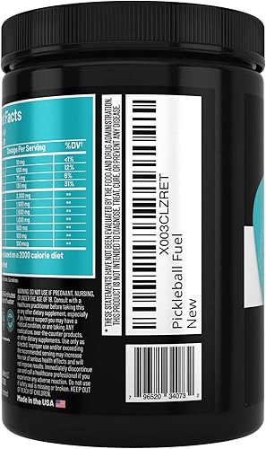 Miniatura 4 de Re+Gen Nutrition Combustible Pickle Ball, suplemento en polvo de electrolitos, electrolitos + aminoácidos para antes del entrenamiento para