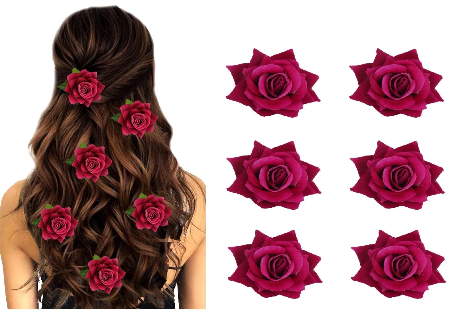 See full amazon price history chart for Artificial Rose Flowers Floral Hair Clips Pins For Womens and Girls Hair Decoration Accessories, Pack of 6 (Gulab) Artificial Rose Flowers Floral Hair Clips Pins For Womens and Girls Hair Decoration Accessories, Pack of 6 (Gulab) (B0D3HT75W5) Amazon Price History, Amazon Price Tracker