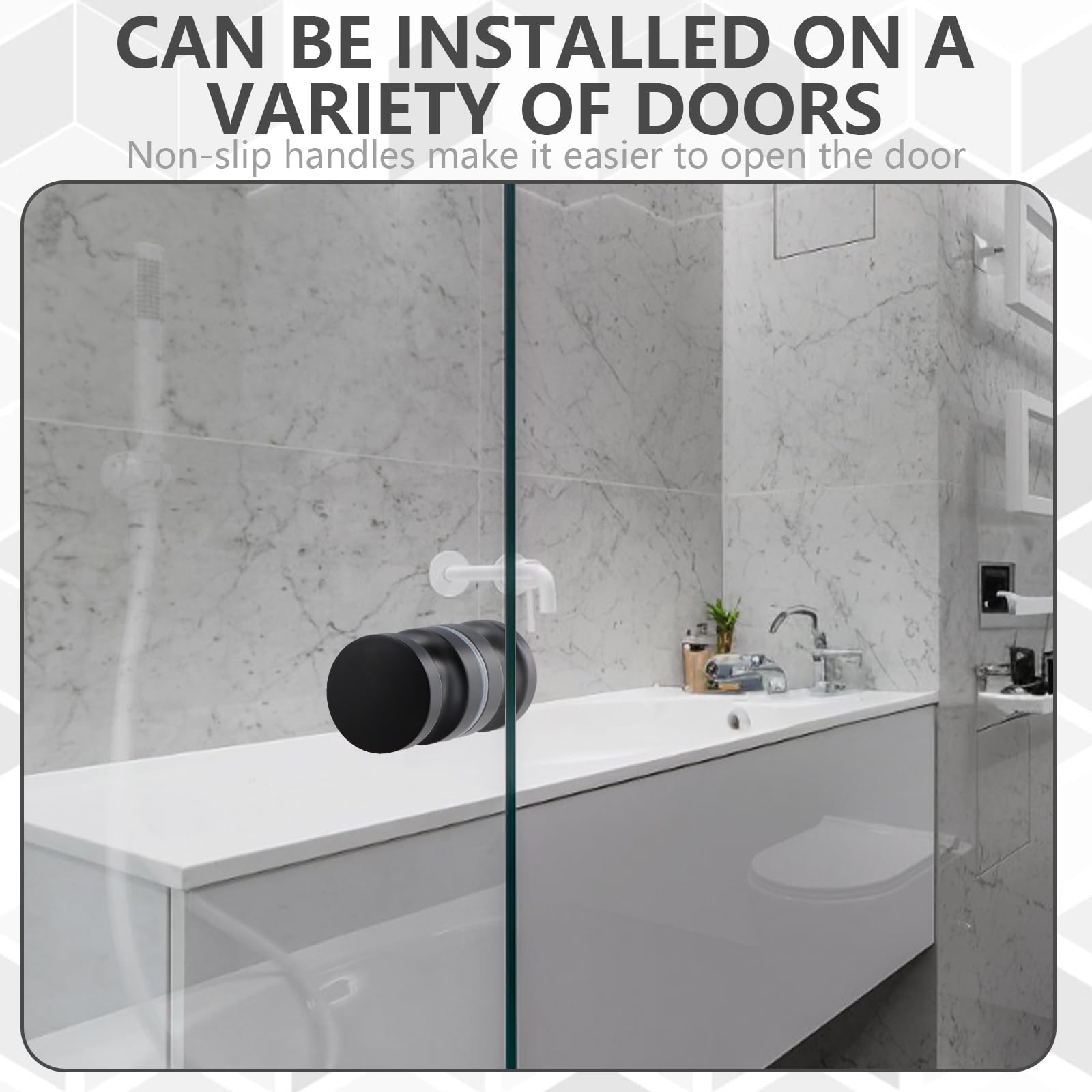 FOCCTS 2 Pièces Poignée De Porte Bouton De Porte Inox Bouton