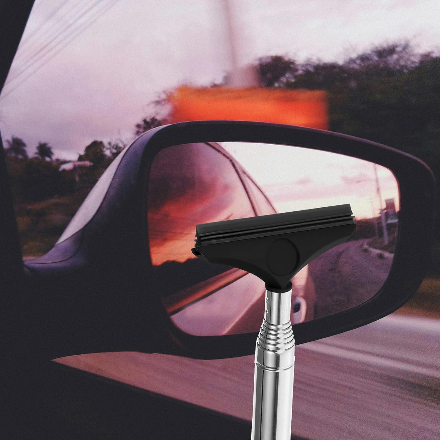 GLEAVI Mirror Cleaner Tool Car Windshield Streak Retractable Car Window Cleaner for Automotive Window Cleaning