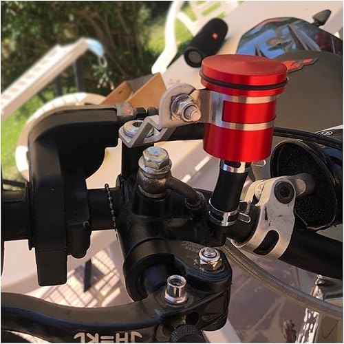 Miniatura 6 de DOLOX Vaso de aceite para Yamaha XTZ125 XTZ 125 2014 2015 2016 2017 2018 2019 2020 Depósito de líquido de frenos de motocicleta Depósito de líquido