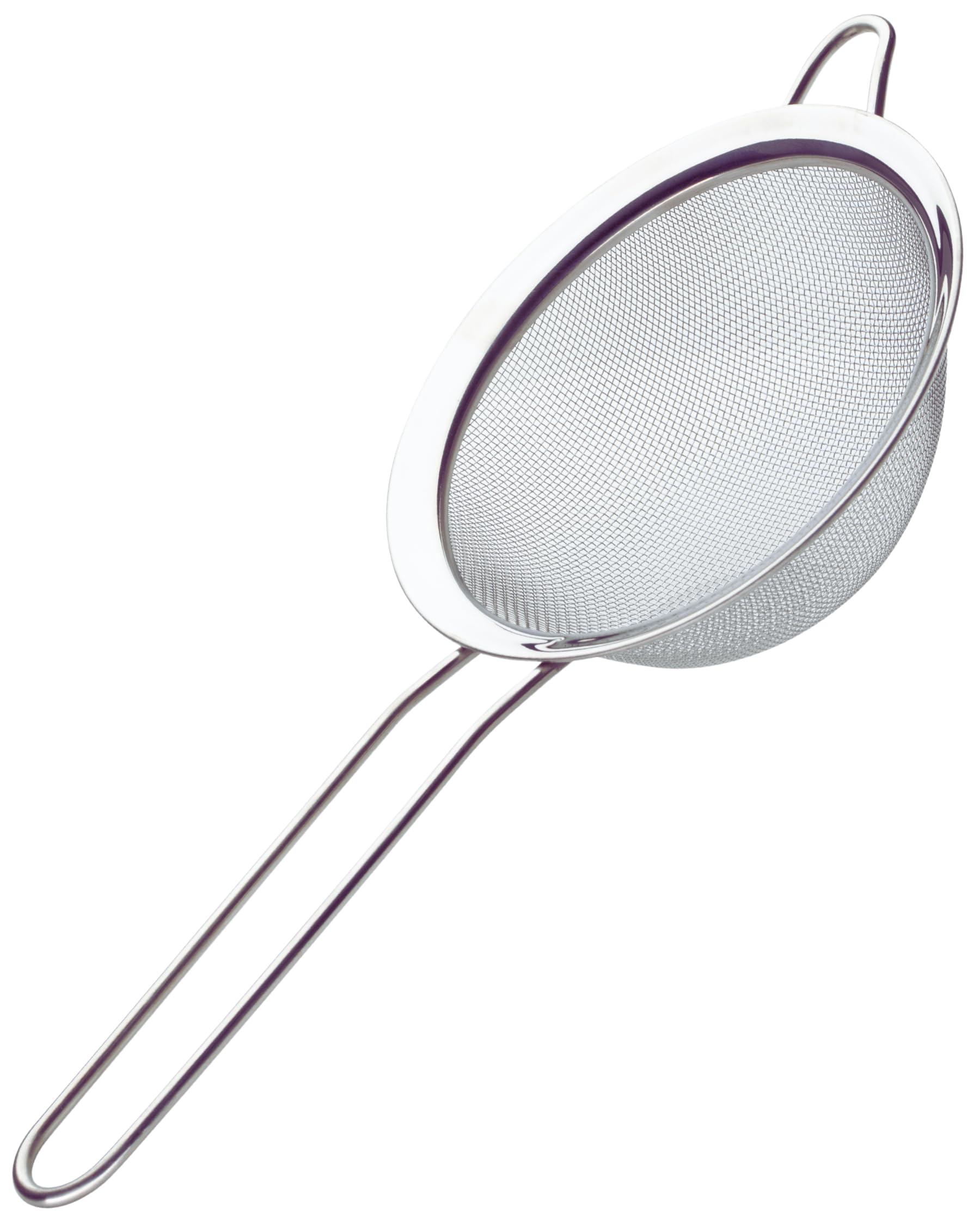 Heavy-Duty 18cm Stainless Steel Sieve - Fine Mesh Strainer with Extra Grip Handle, Dishwasher Safe & Durable for Professional Cooking, Baking, Tea, Pasta, Flour, Rice & More. Easy to Use & Clean.