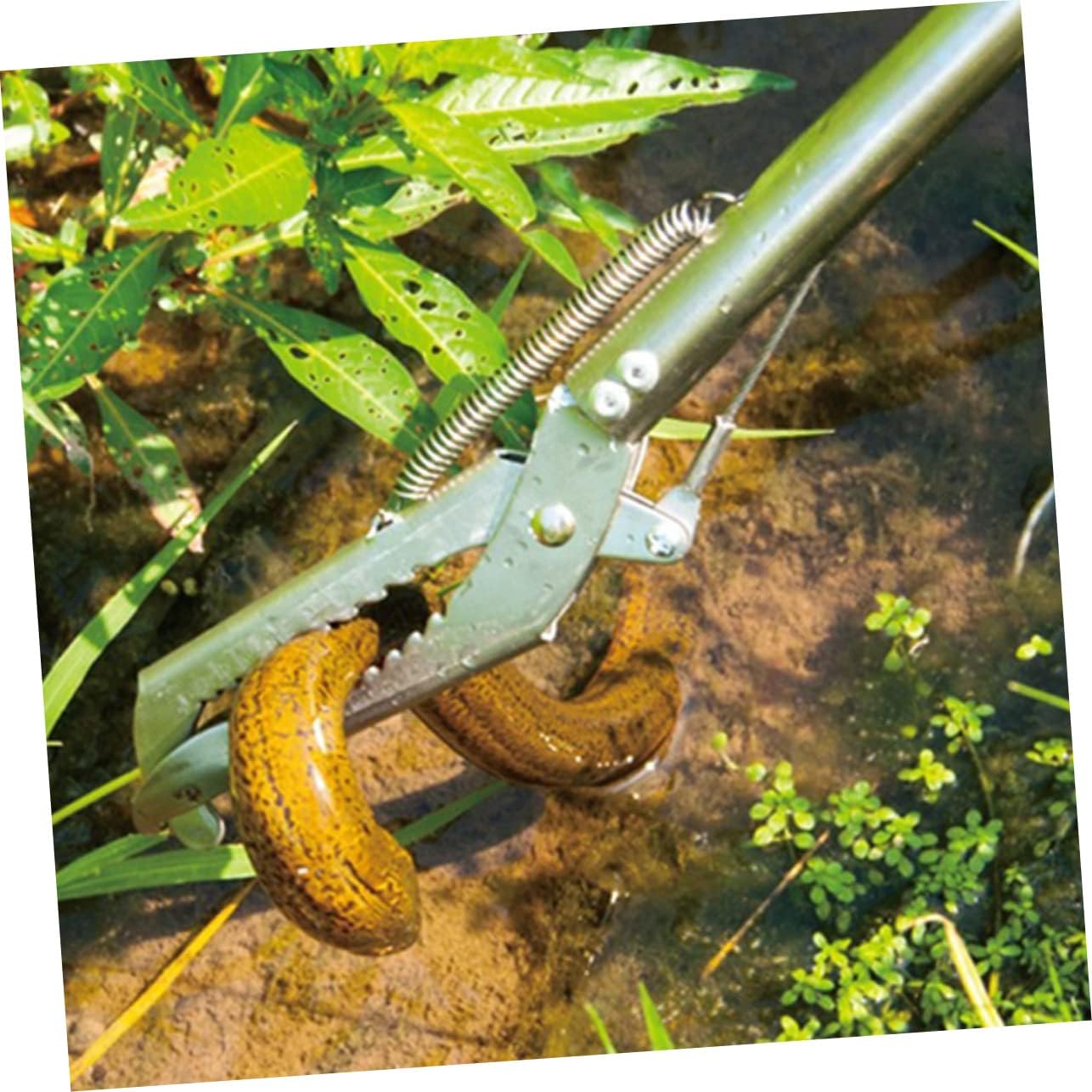 Anti-Slip Stainless Steel Crab Tong Heavy-Duty Eel Clamp for Seafood Multi-Function Clip for Outdoor Cooking and Camping