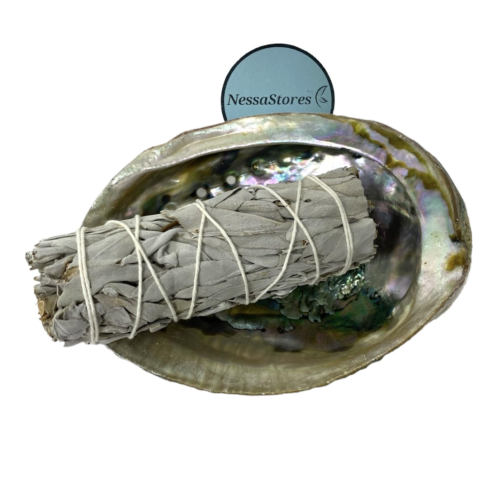 NessaStores 2 pc Sage Smudge Kit with 4