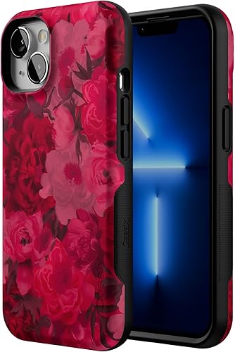 Vista 634 de Casely Funda para iPhone 13 Compatible con MagSafe Color Splash de medianoche Funda retro abstracta Color de medianoche Splash Abstracto