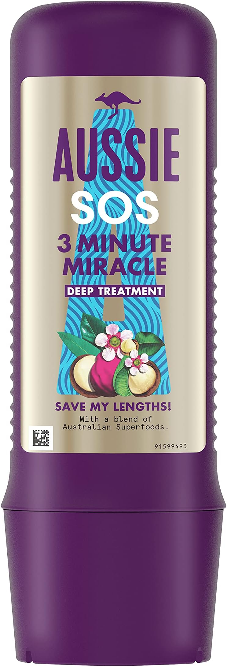Save My Lengths! 3 Minute Miracle Deep Hair Conditioner with A Blend of Australian Superfoods, 225ml