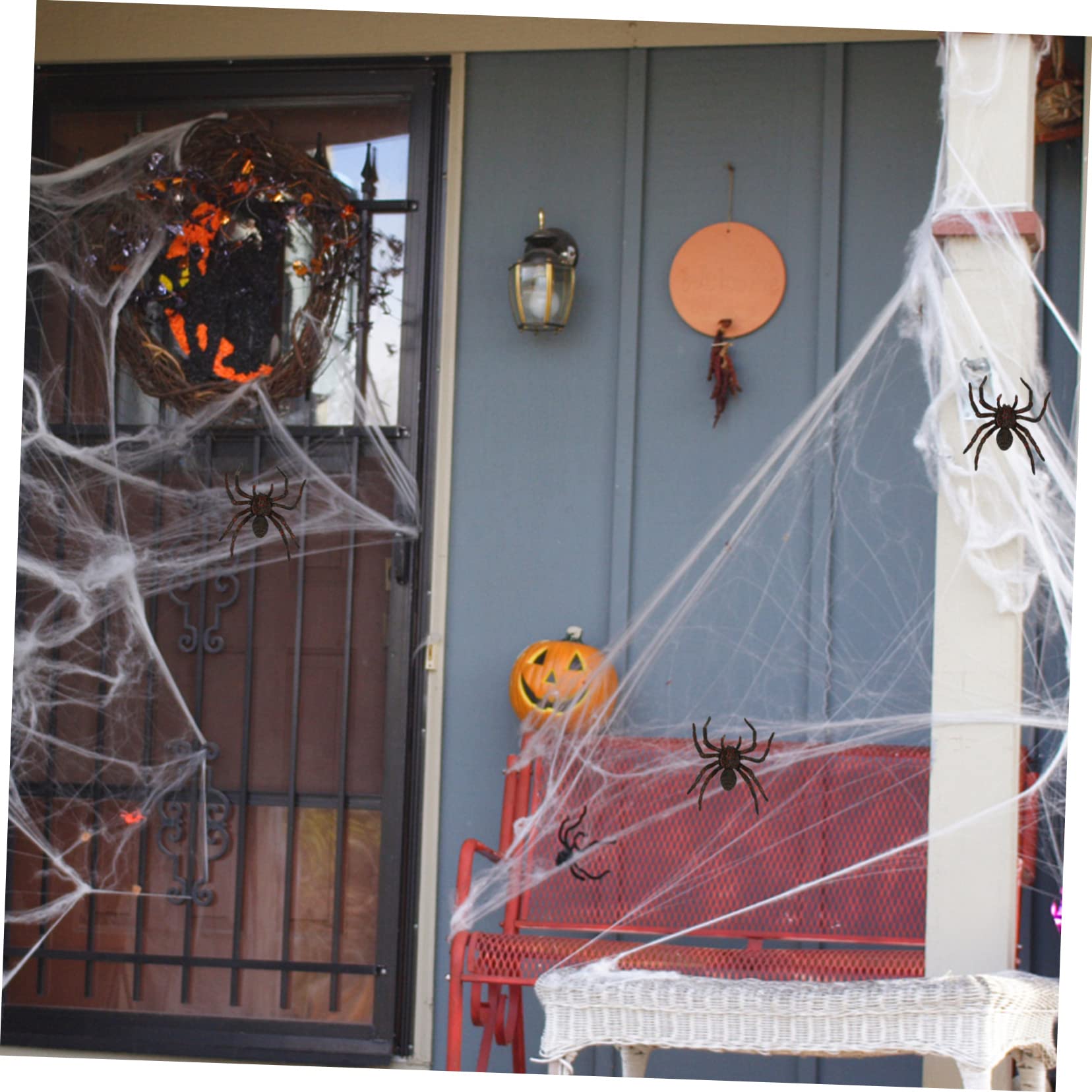 Toddmomy 7 Juegos 7 Juegos De Trampas para Insectos De Simulación De Arañas Falsas Decoración De Arañas De Halloween Accesorios De Araña Espeluznantes Arañas Móviles 3 Piezas * 7