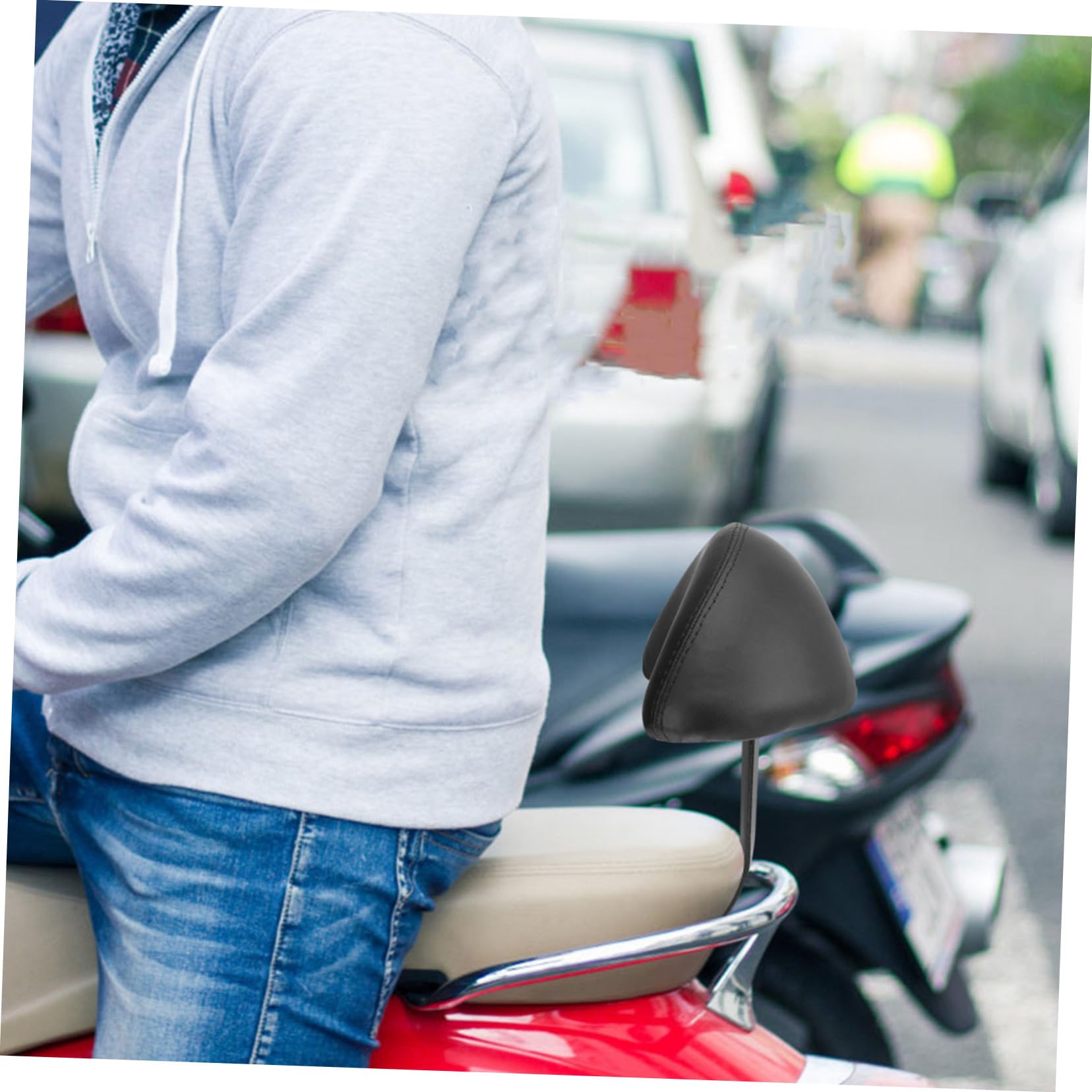 WOONEKY 1pezzi Schienale Posteriore per Bicicletta Poggiapiedi per Ragazzo Ragazza Ragazza Facile Installazione Robusto e Durevole Leggero Sicuro per Pedalata