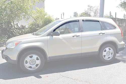 Para Honda CR-V CRV 2007-2011 | Viseras EOS estilo en canal JDM con ventilación lateral tintada humo. Deflectores de ventana, protector de lluvia