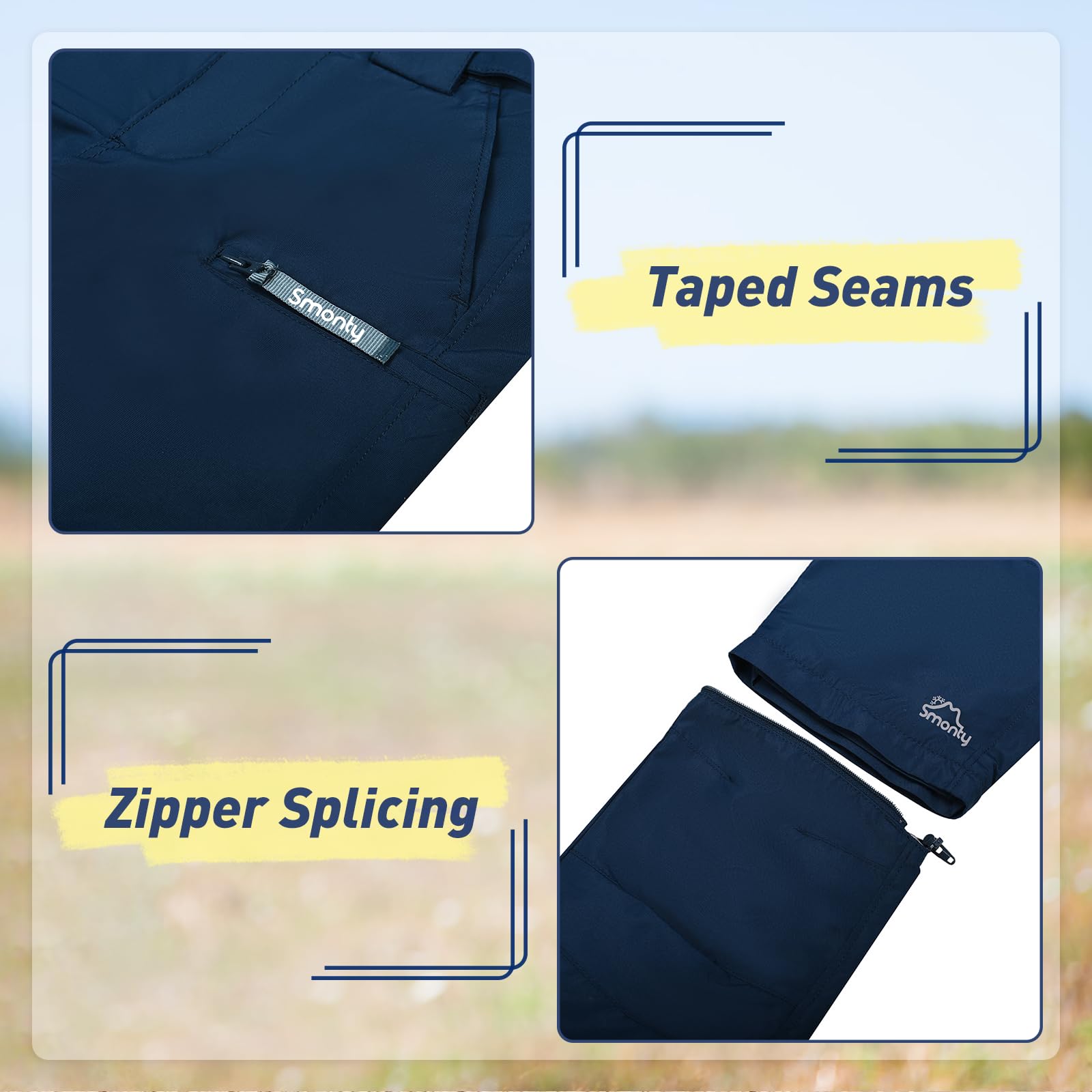 SMONTY Dziecięce spodnie na hiking na świeżym powietrzu, odporne na wiatr i wodę, softshell, spodnie do wspinaczki dla chłopców i dziewczynek