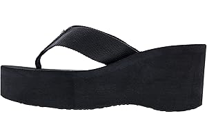 Women's Wahine Waterproof Narrow Width Non-Marking Platform Wedge Slipper ' Scott Hawaii'