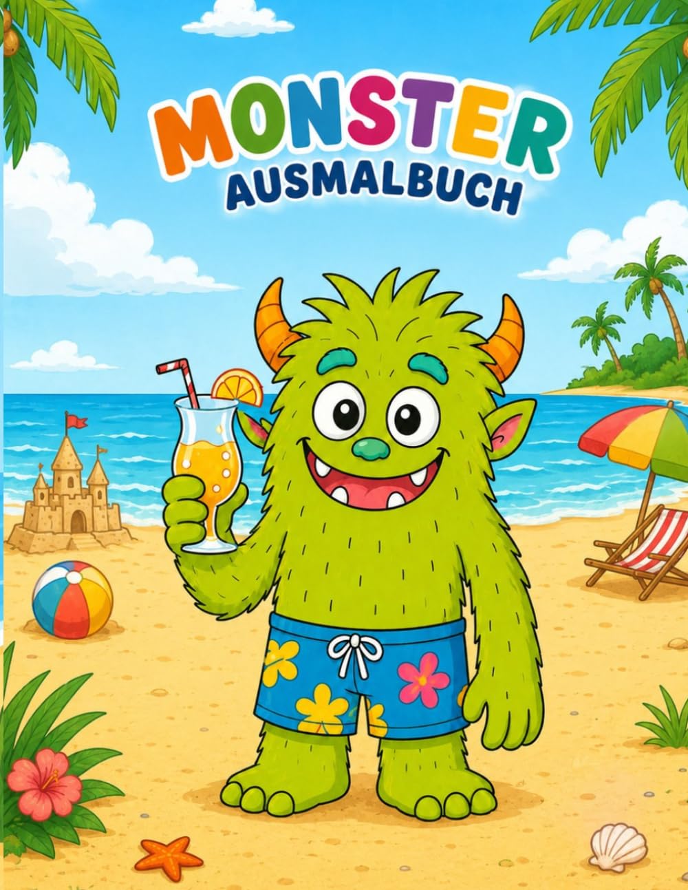 Monster Ausmalbuch für Kinder ab 4 Jahren: Monster Ausmalbuch für Kinder ab 4 Jahren – Lustige und freundliche Monster zum Ausmalen | Kreativer Malspaß für Jungen und Mädchen