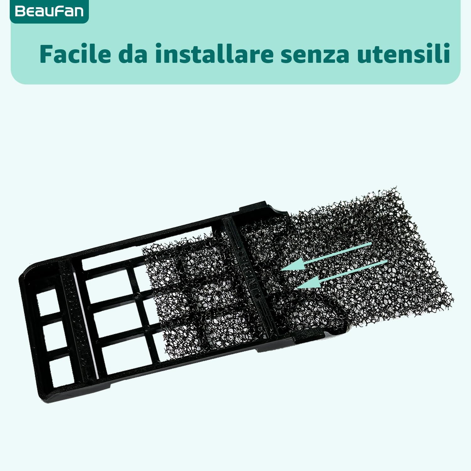 1 Set Cartuccia Filtro di Sostituzione per Acquario Compatibile con Il Filtro Tetra EasyCrystal Aquarium C250 e C300, Contanti 10 Filtri a Carbone Attivo e 4 Filtri a Schiuma per Imballaggio