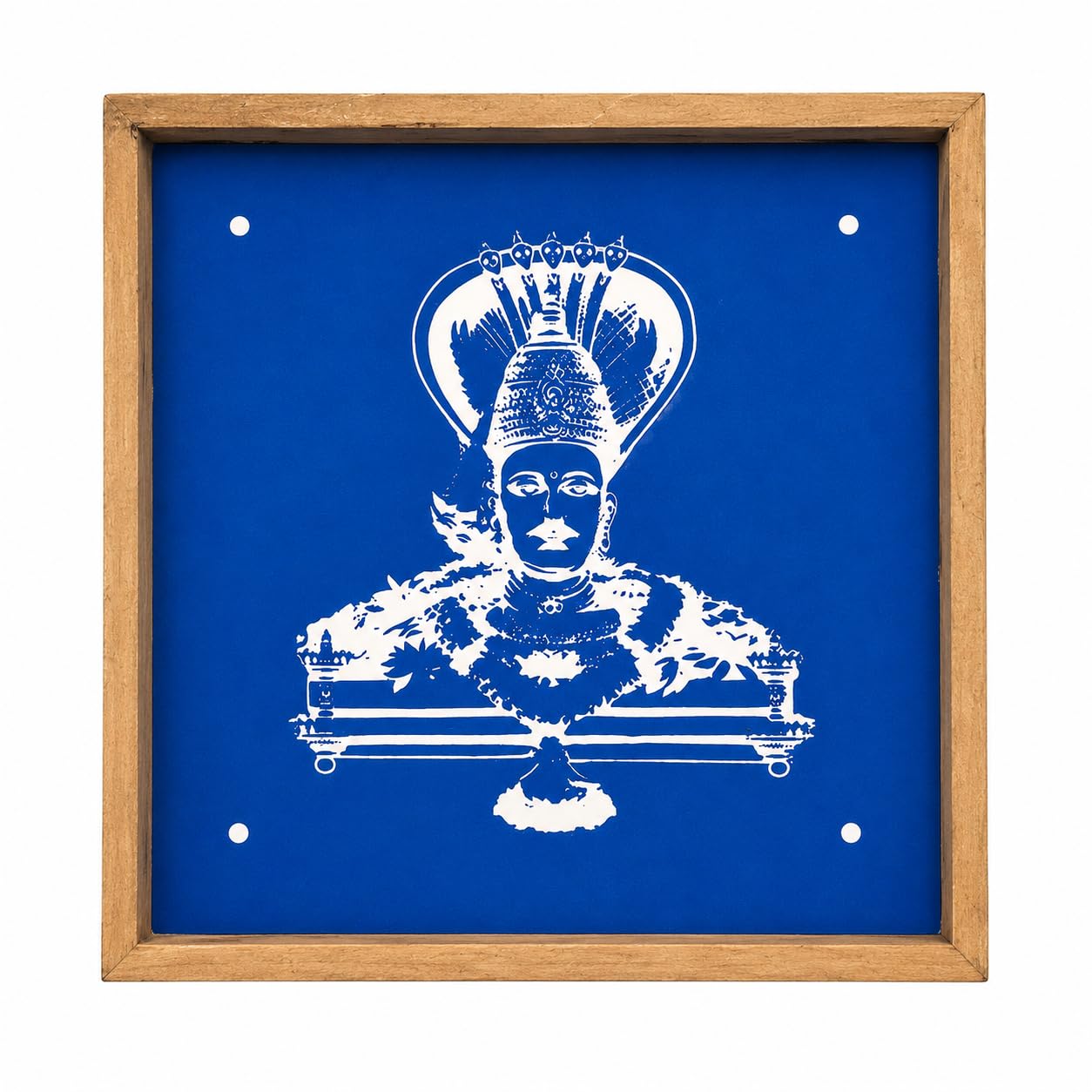 Rangly Mariyamman Wooden Rangoli Stencil 10x10 in | Kolam for Pooja Room | Rangoli Design, kolam art, sacred geometry, spiritual decor, prayer room-image-32
