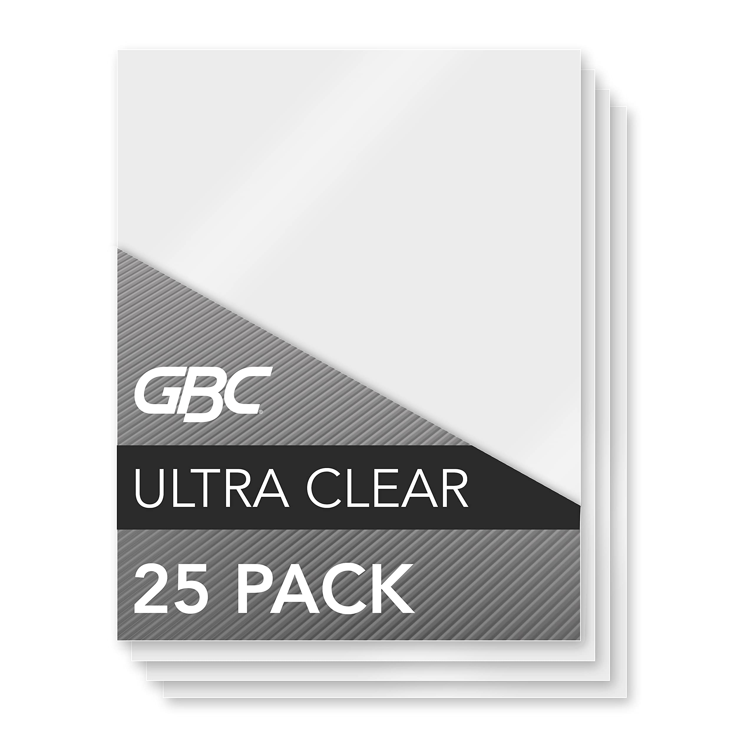 GBCSwingline UltraClear Thermal Laminating Pouches, Menu Size, 3 Mil, 25 Pack (3200579)