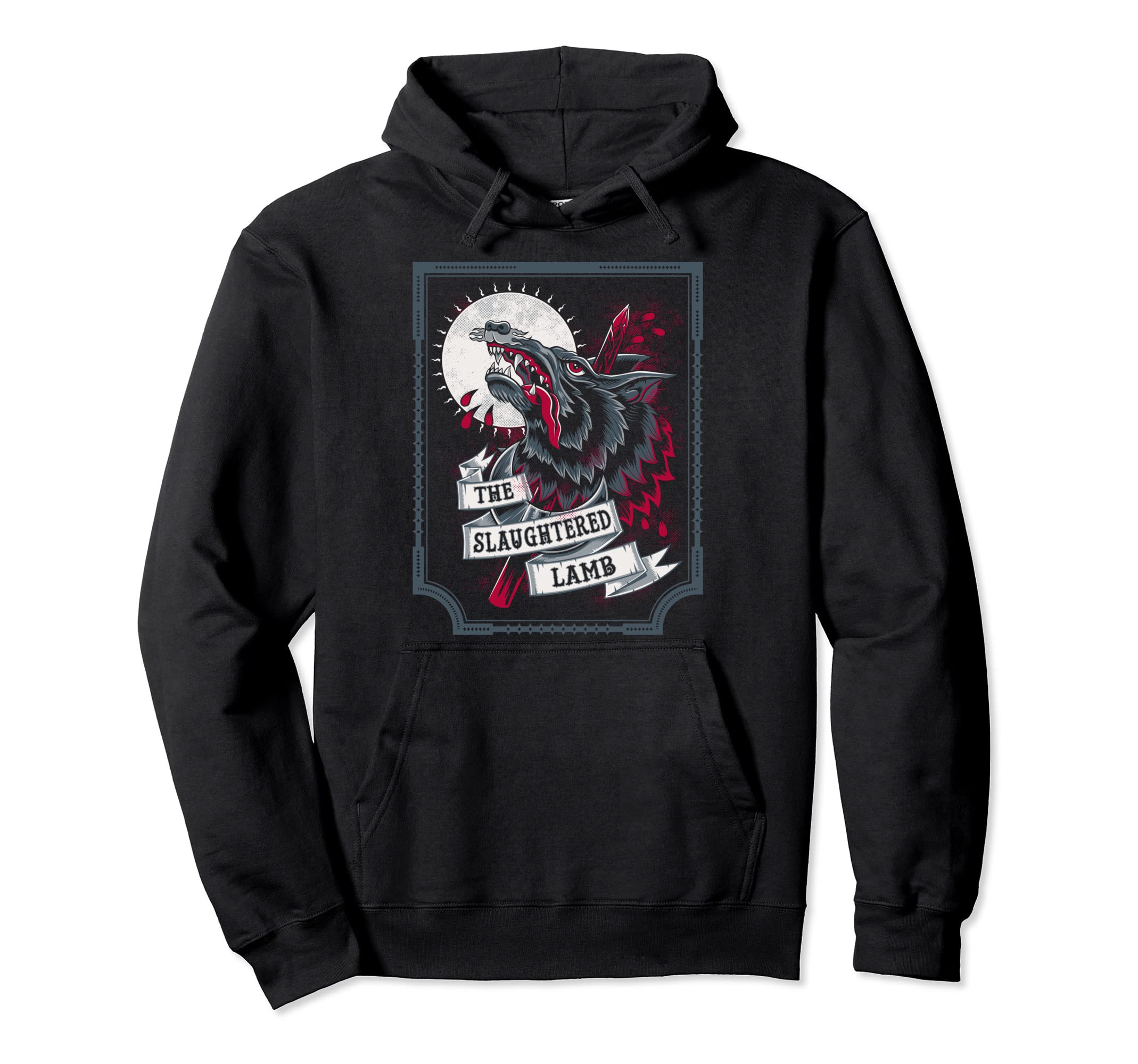 The Slaughtered Lamb - Wolf Head - Beer T-shirt Pullover Hoodie