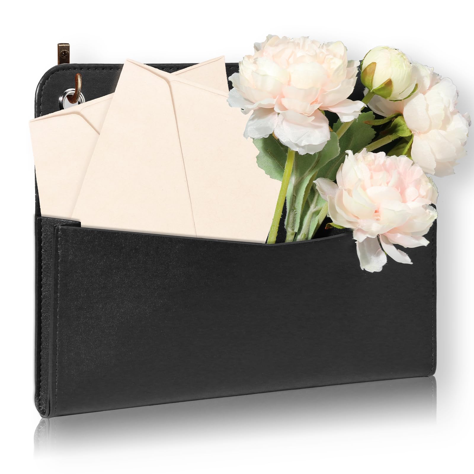 Porte-courrier mural pour enveloppes et clés idéal pour entrée et bureau