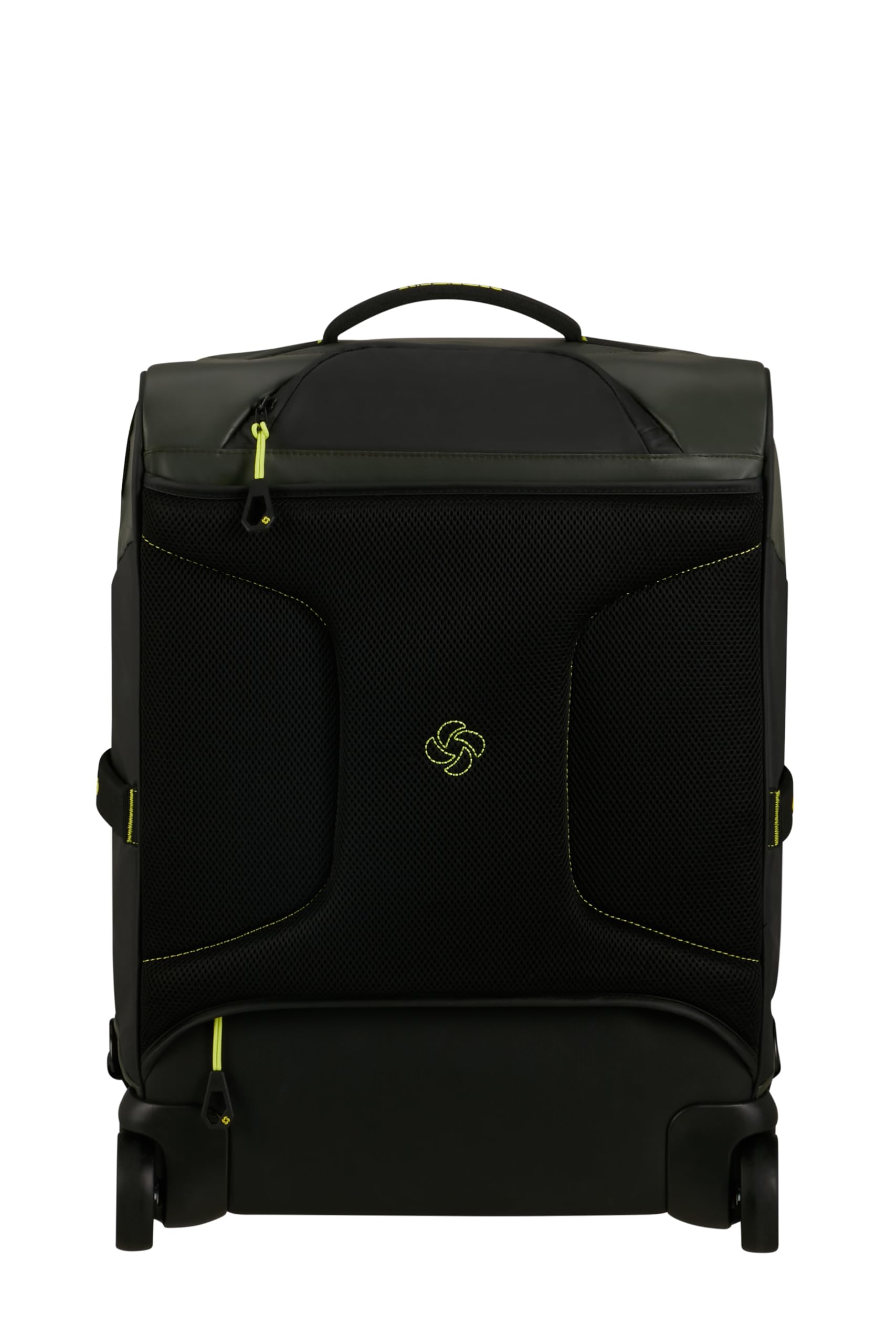 Samsonite Paradiver Light - Bolsa de Viaje con Ruedas y Función Mochila (55 cm), Small, Equipaje de Mano, Repelente al Agua, Ligero, 51L, Verde (Jungle Green)
