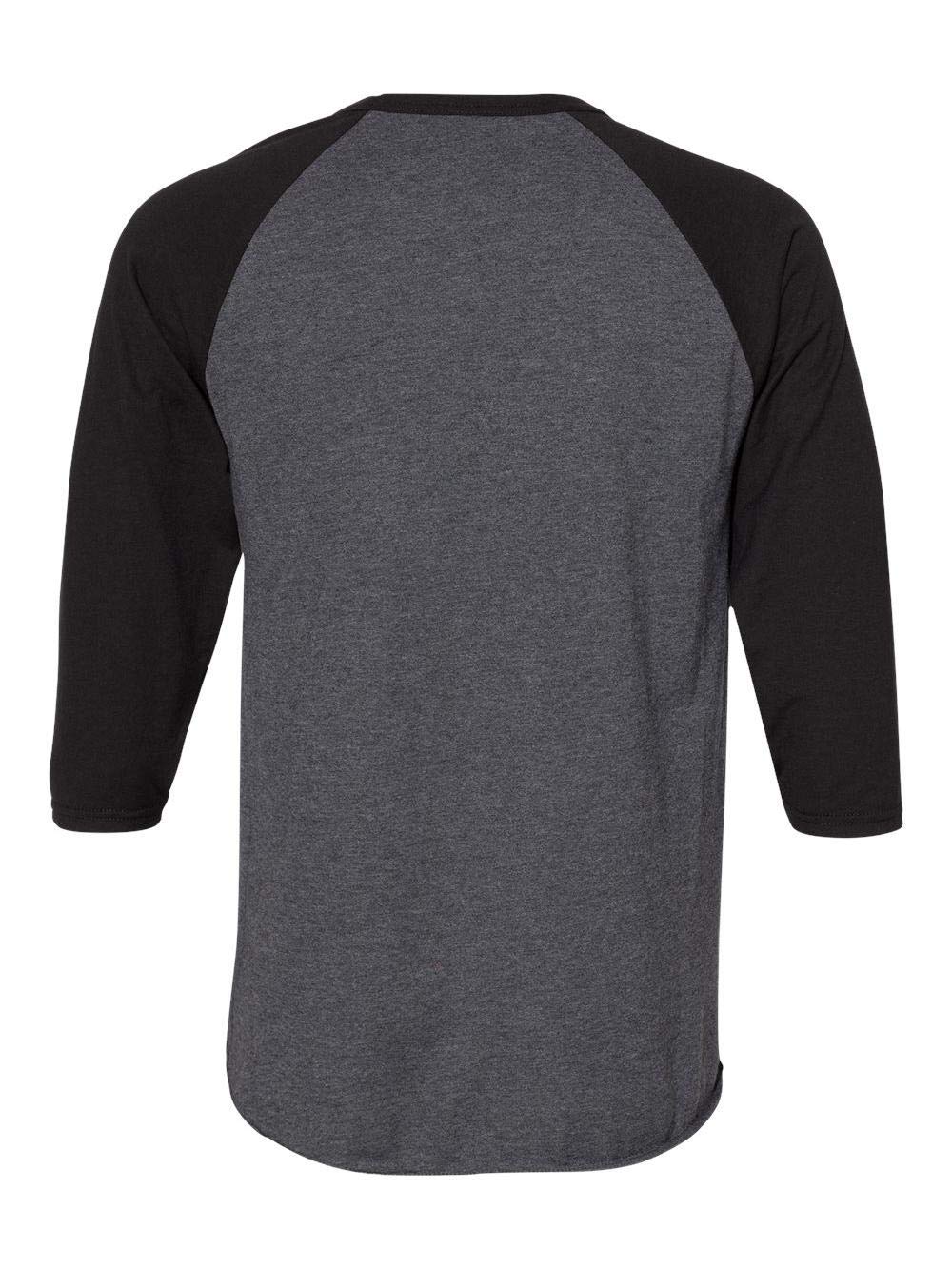 Jerzees Maglia da baseball raglan filato ad anello da 147,4 g per adulti