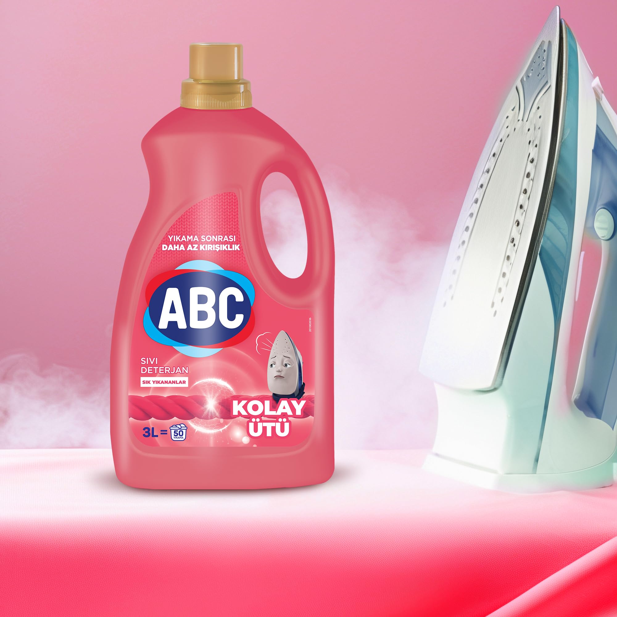 ABC DETERJAN Sıvı Çamaşır Deterjanı Kolay Ütü 3 L