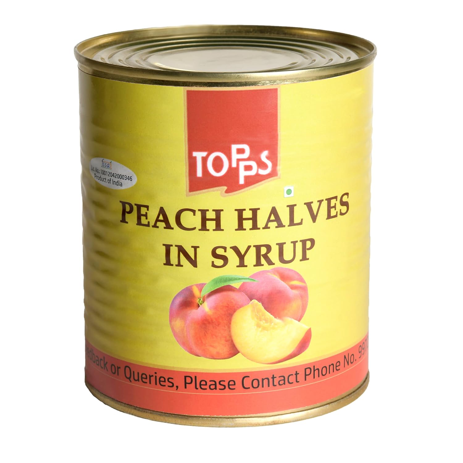 Topps Peaches in Syrup, 850g Amazon.in Grocery & Gourmet Foods