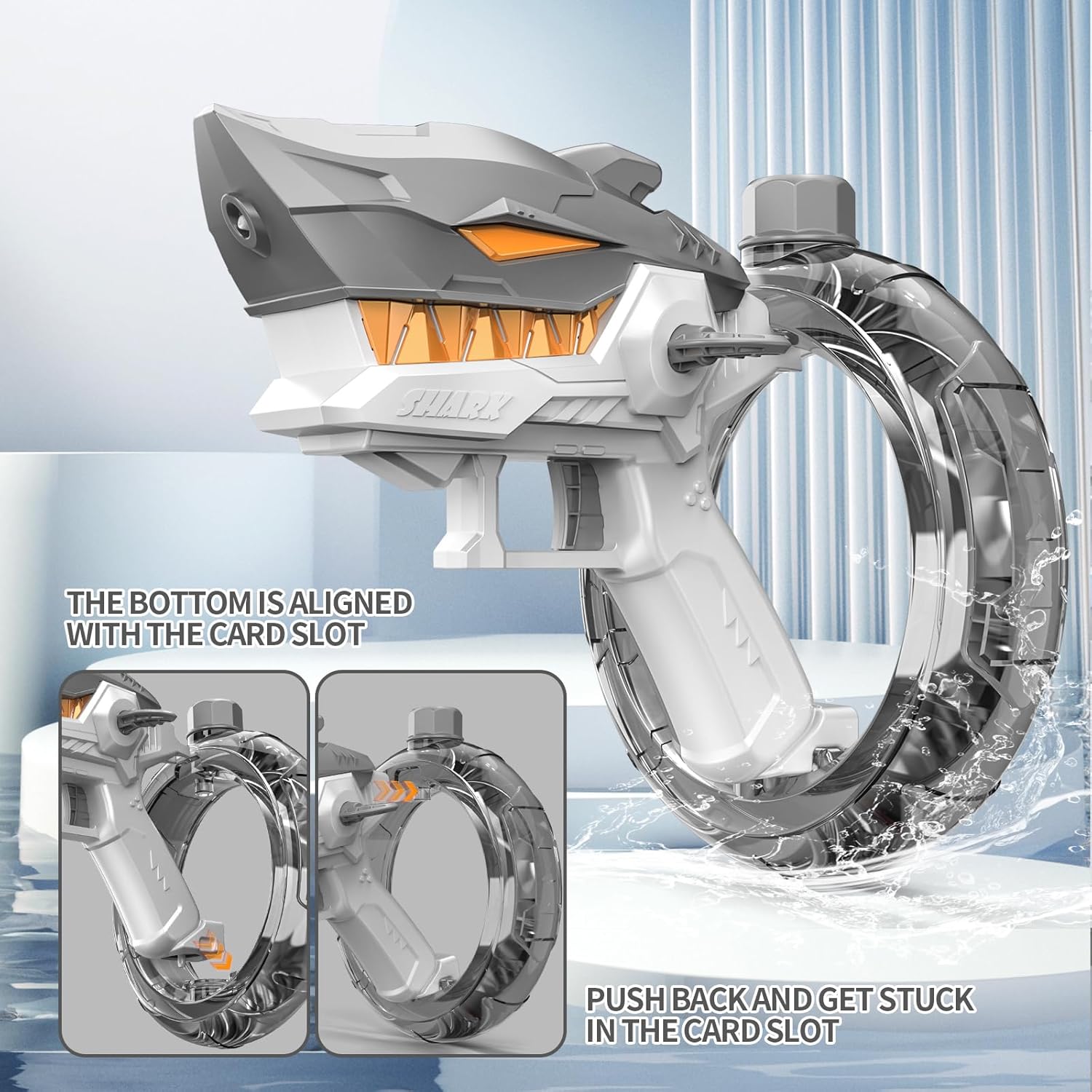 Instructions for attaching the water tank