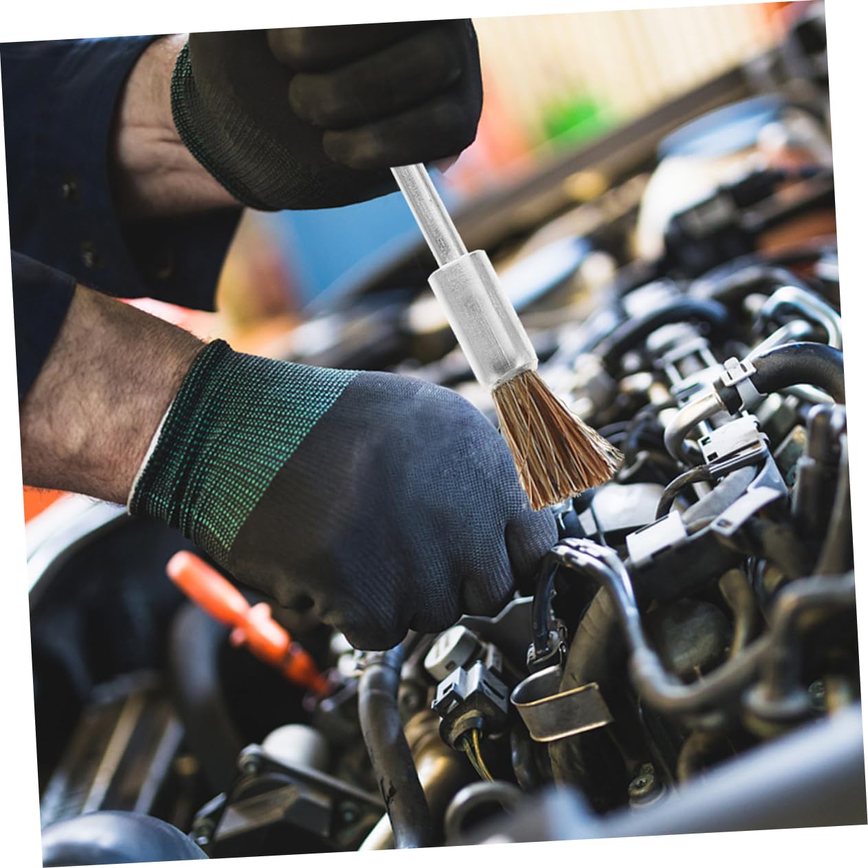 BELLIFFY Drill Bits for Power Drill 10pcs Wire Brush Set Small Wire Brush for Cleaning Deburring Grinding Circuit Boards Car