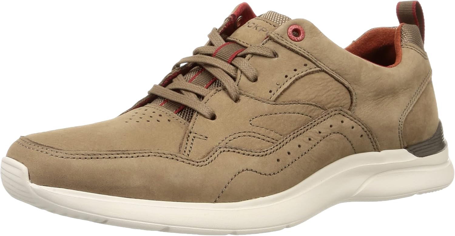 Rockport Men's Total Motion Active Walk Sneaker, Post Nubuck, 13 Wide