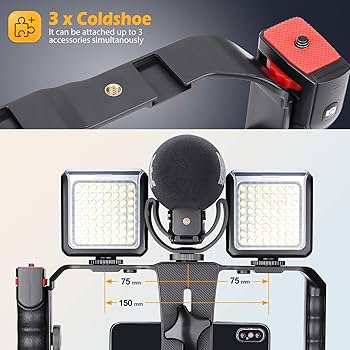 APPCASTⅡ AN-S109Ⅱ KEIYO Amazon.com: Zeadio Smartphone Stabilizer Grip, Cellphone Video Rig