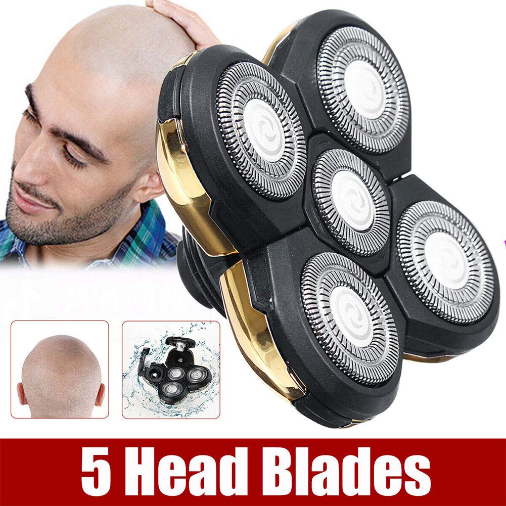5 Head Shaver Heads, 2PCS Shaver Blade Heads Shaver Replacement for Electric Razor Shaving Bald Tool, Head and Face Electric Razor Shaver Head, Not Fit for Remington Razors - Image 2