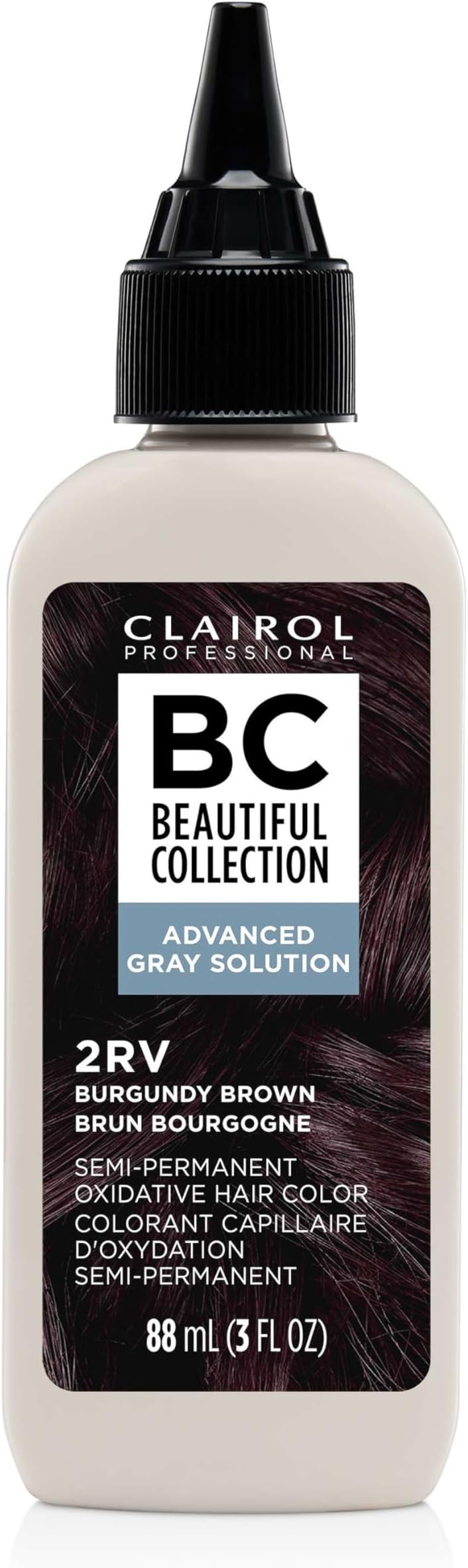 Beautiful Advanced Gray Solutions 2rv Burgundy Brown, 3 oz