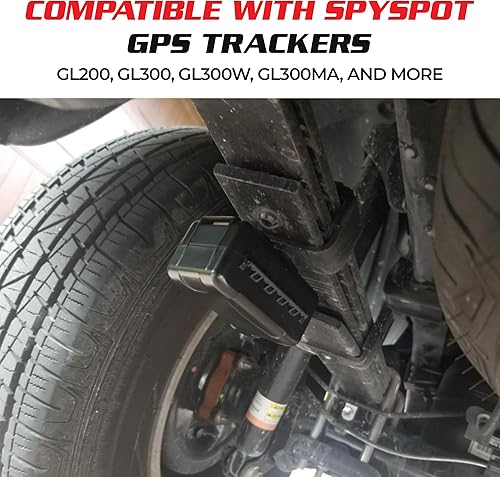 Miniatura 5 de Spy Spot Funda magnética resistente a la intemperie para rastreadores GPS, caja de bloqueo para artículos, soporte para llaves debajo de los