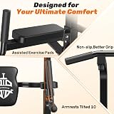 Sportsroyals Power Tower Dip Station Pull Up Bar for Home Gym Training Equipment, 204 kg - 6